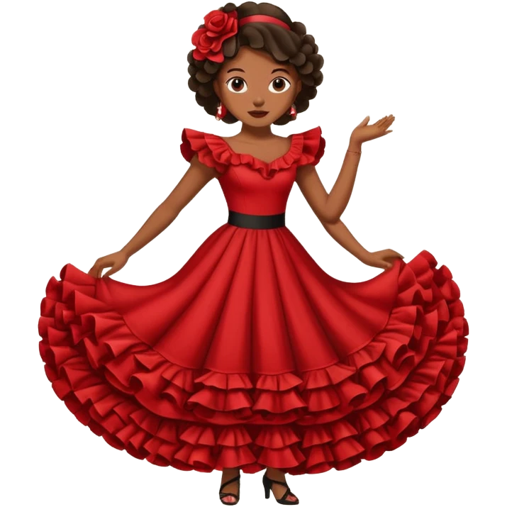 Flamenco dancer emoji
