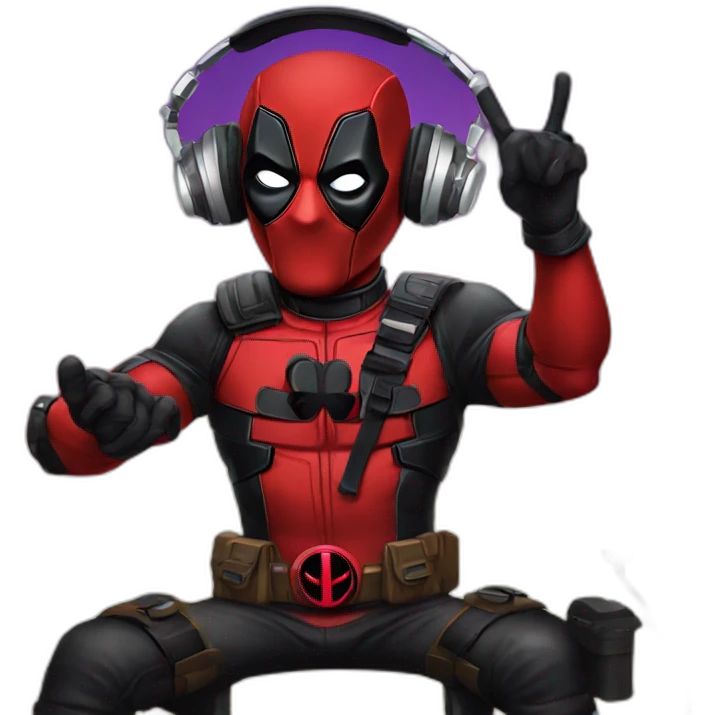 dj deadpool emoji