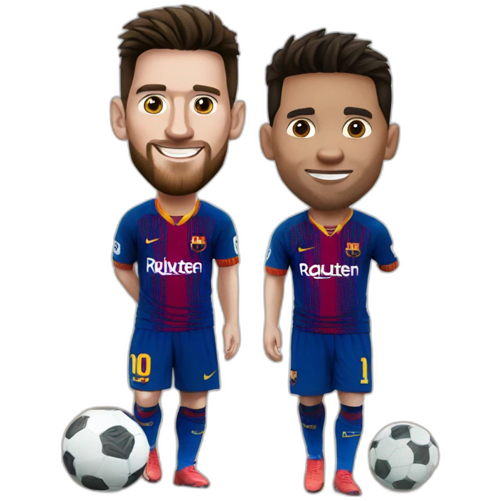 Messi plus fort que Ronaldo emoji