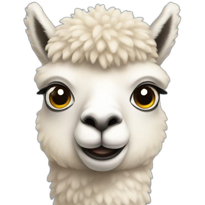 an alpaca emoji
