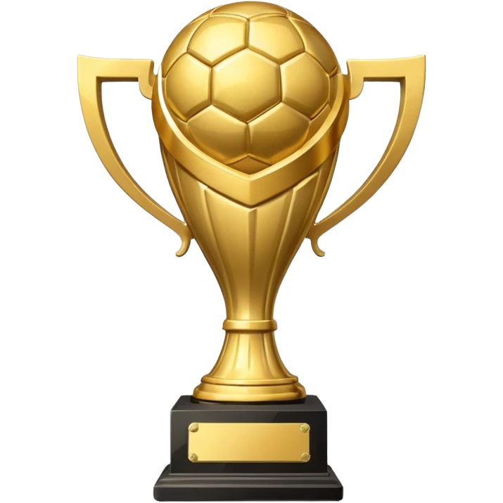 create an airbnb category icon that looks like a fifa world cup trohy emoji