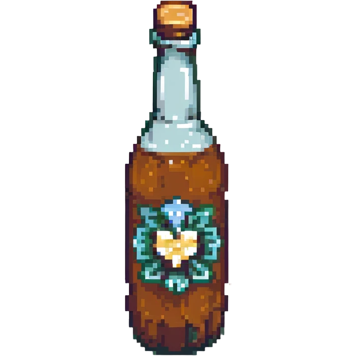 Бутылка Borjomi, no background emoji