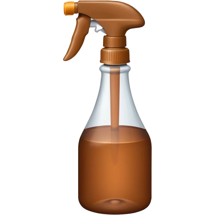 Brown spray bottle emoji