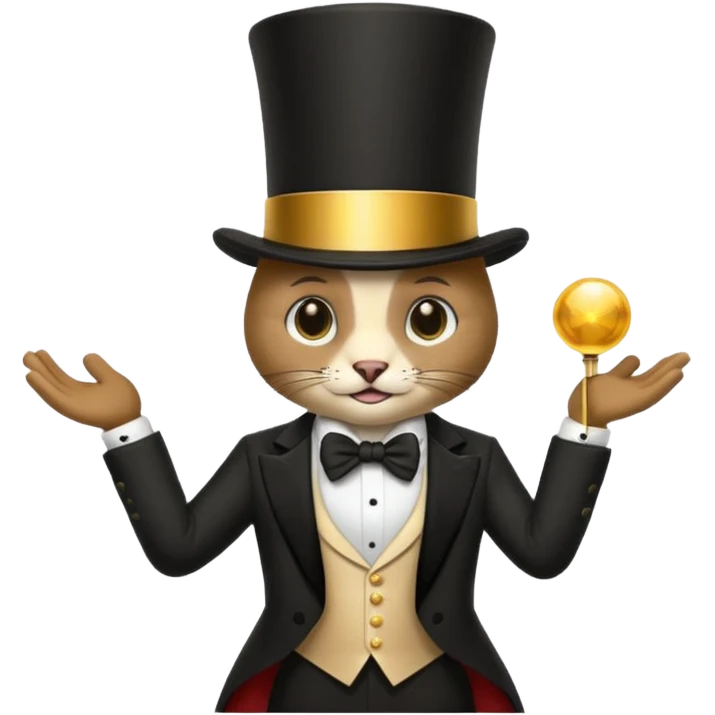 magician animal emoji