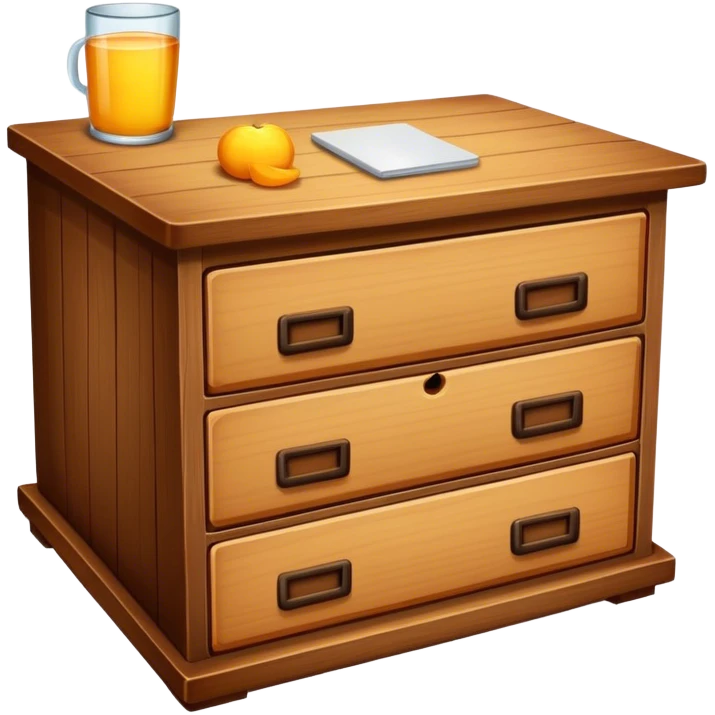 table with drawers emoji