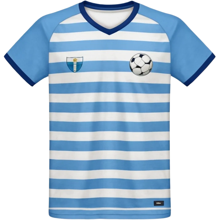 Argentina soccer tshirt emoji