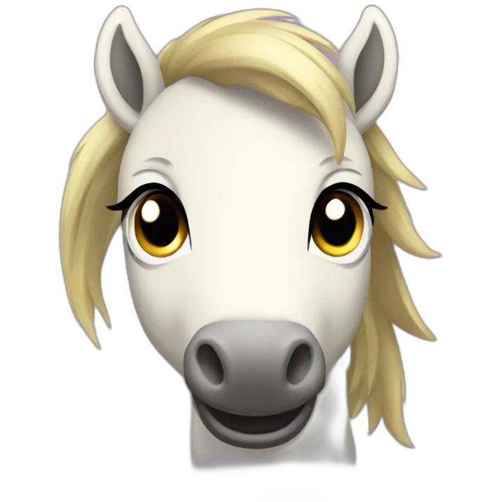 Happy pony emoji