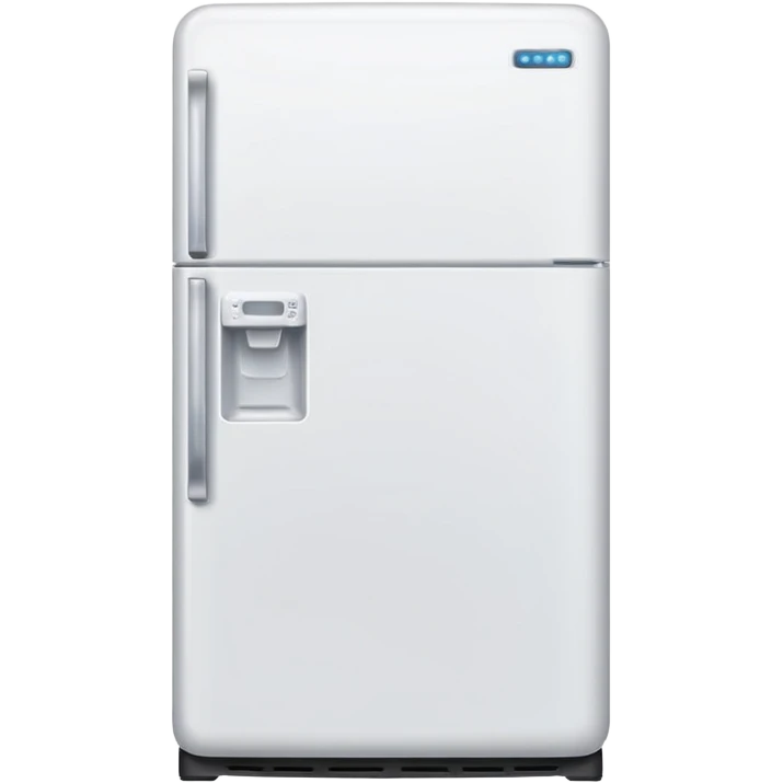 A Twitter-like emoji about a white fridge emoji