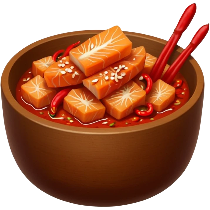 kimmchi dish brown bowl emoji