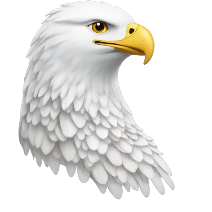 White eagle  emoji