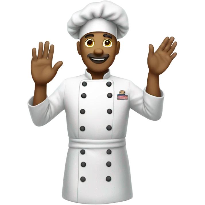 Saluting chef emoji