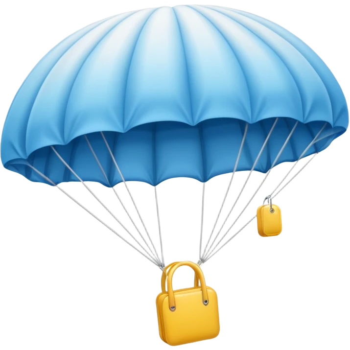 Parachute emoji