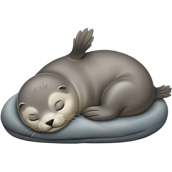 Seal sleeping emoji