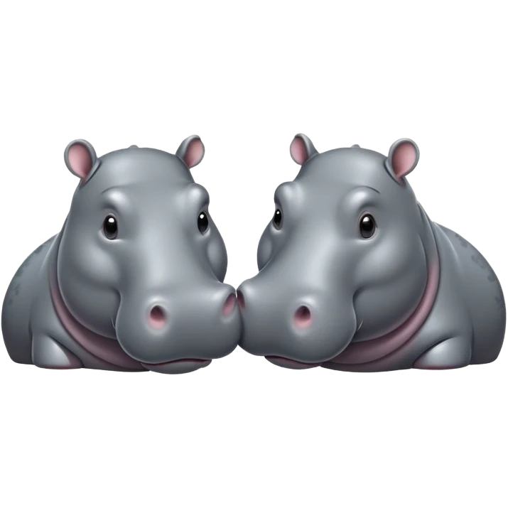 🦛💕🦛 emoji