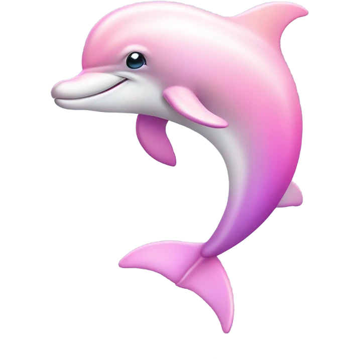 Pastel-pink-colors-dolphin emoji