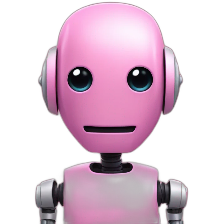 pink robot emoji
