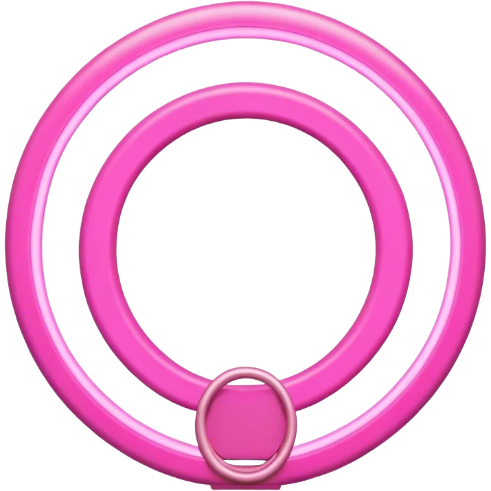 pink ring light emoji