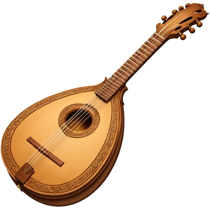 Rennaissance lute emoji