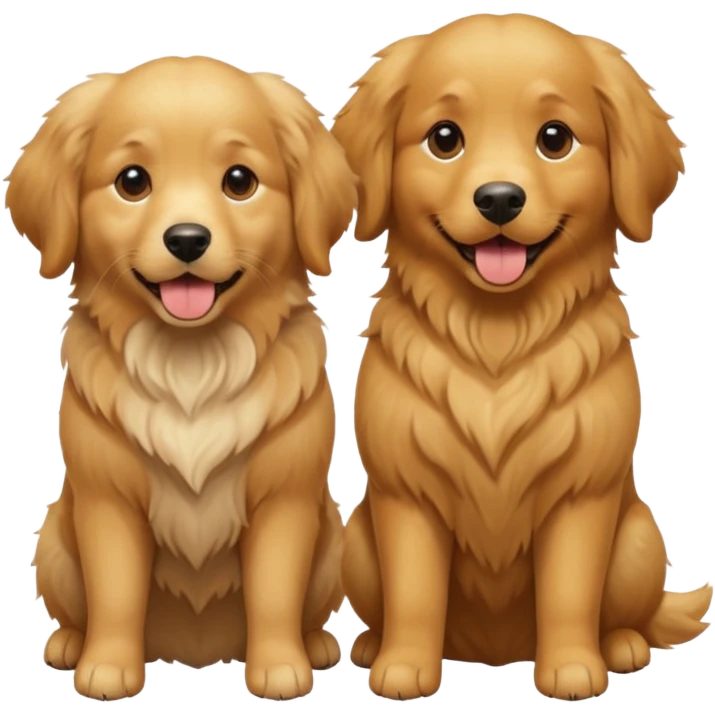 2 dog emoji