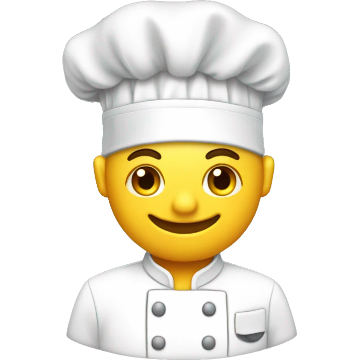 A chef’s hat emoji