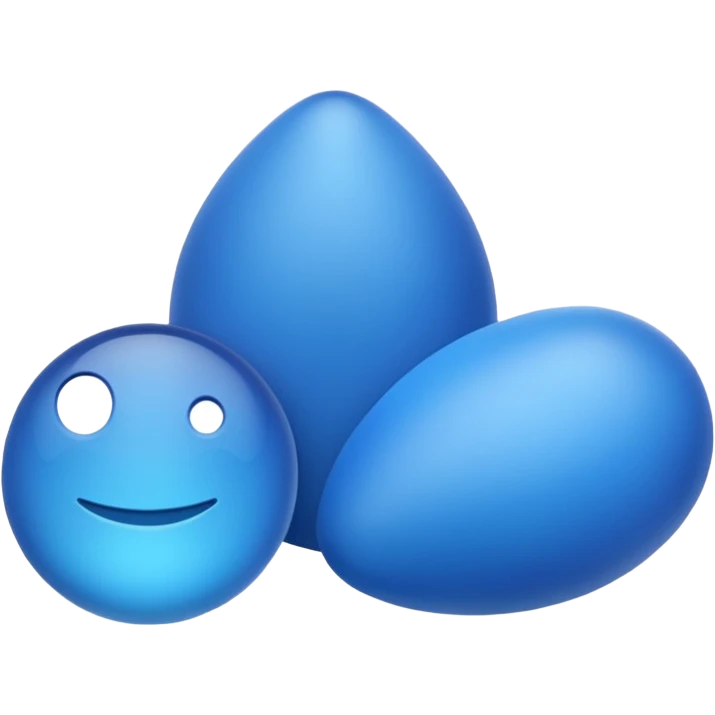 3 azul emoji