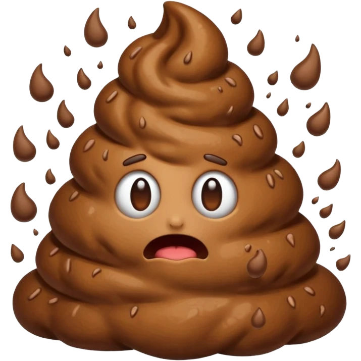 Poop explosion emoji