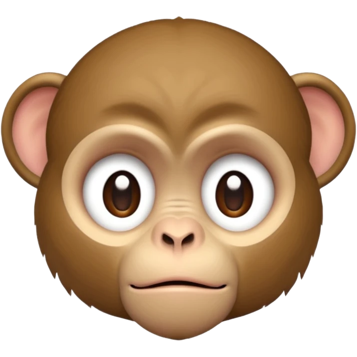 Sad monkey emoji