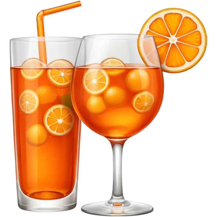 aperol spritz with text emoji