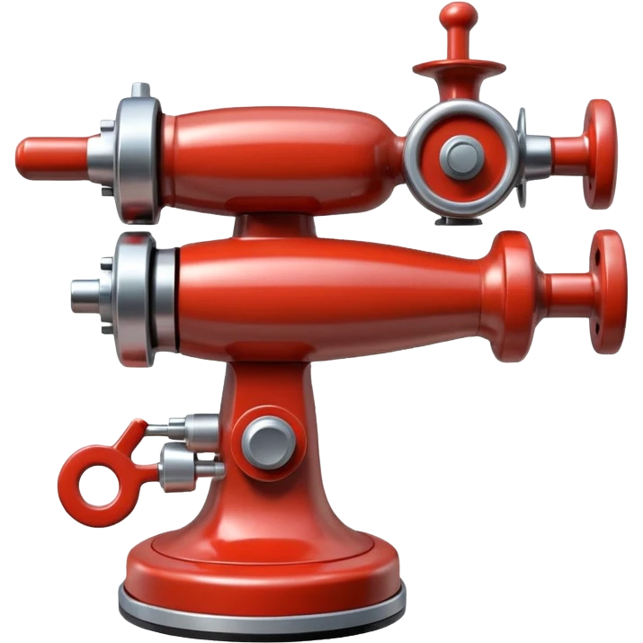sausage-processing droid. retro-futuristic style. top is a circular industrial meat grinder with rotating gears and blades. Two robotic arms feed material into grinder. Sausage links extrude from the rear like  factory. The body is metallic, compact, and floats above the ground.no legs. Dark humor emoji