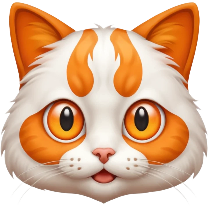 Cat scared emoji