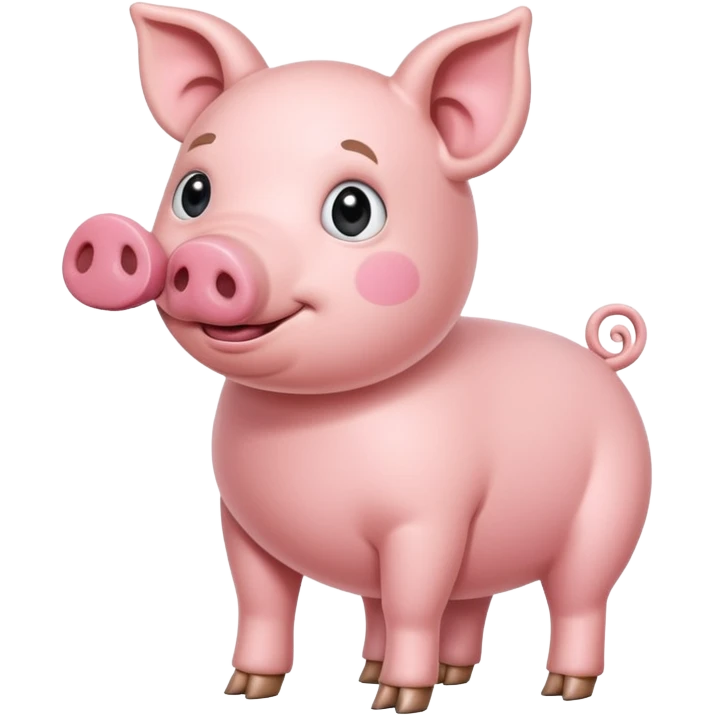 Pig full body emoji