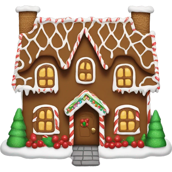 Aesthic Gingerbread house emoji