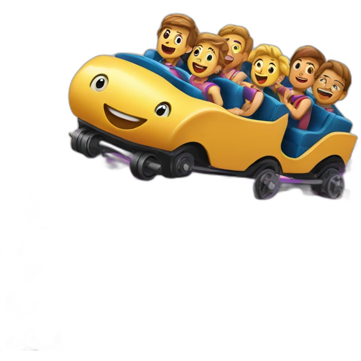 Roller coaster emoji