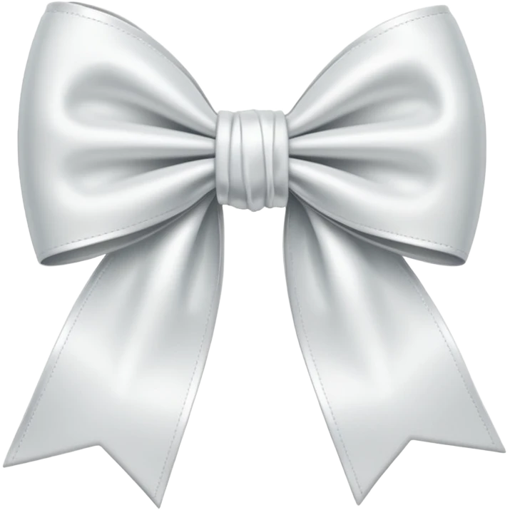 White bow emoji