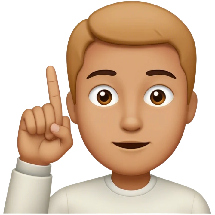 Finger flicking motion emoji