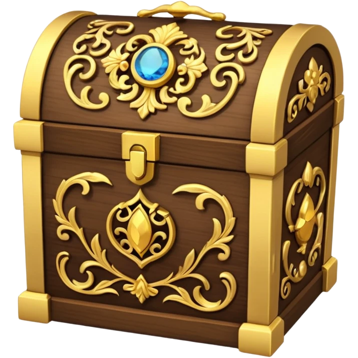 tresure box with motifs emoji