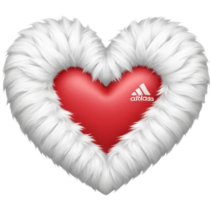 Adidas fur heart emoji