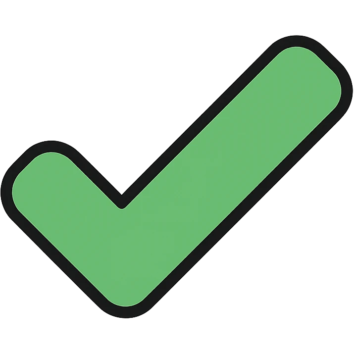 checkmark emoji