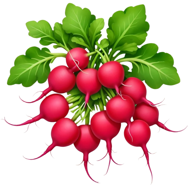 radish cluster emoji