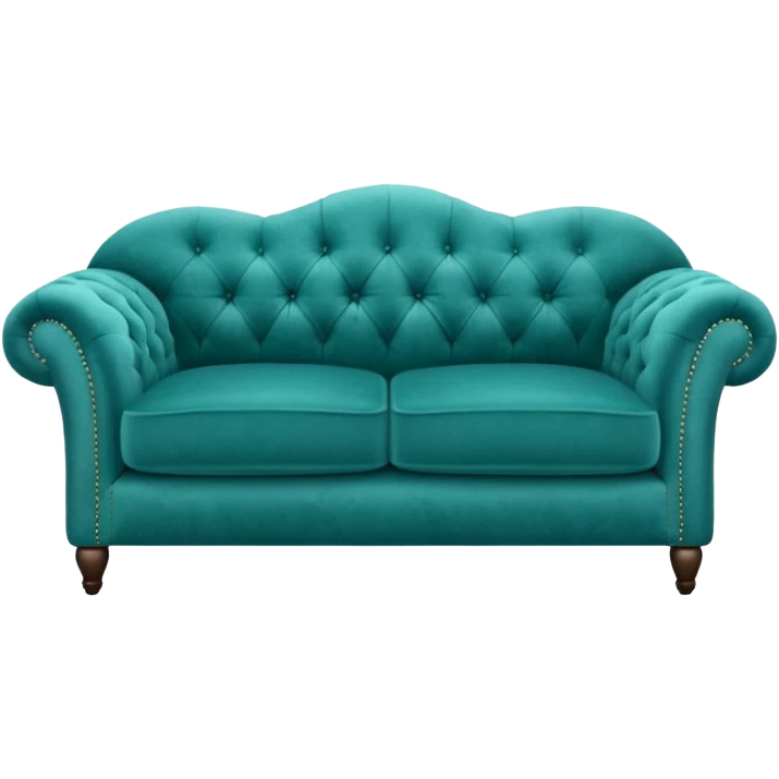 Teal couch emoji