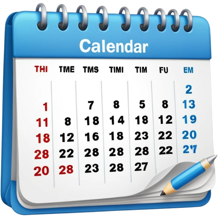 Deadline Calendar emoji
