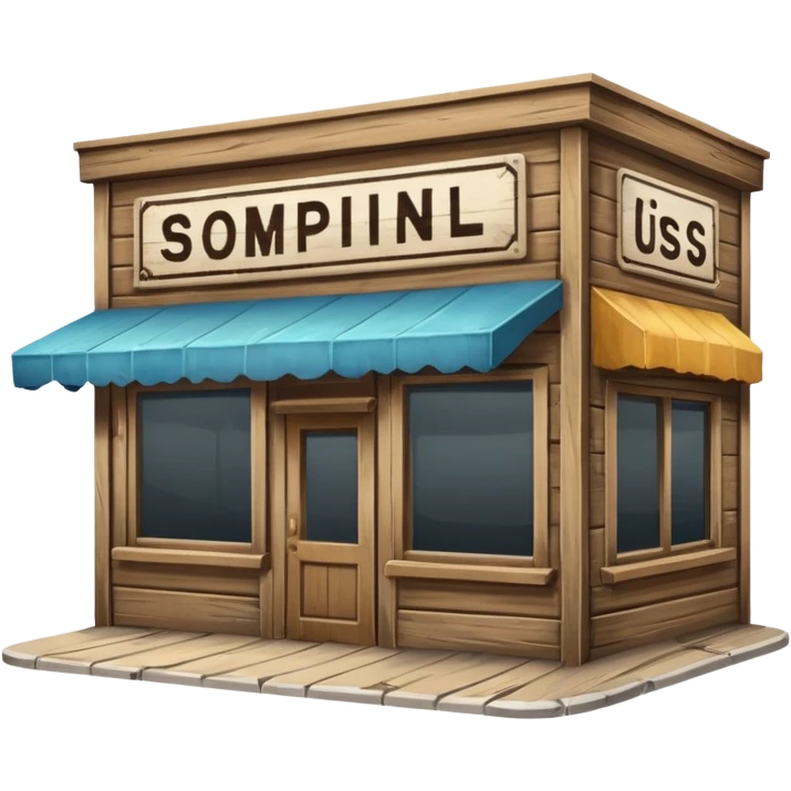 Poor Store & More words emoji