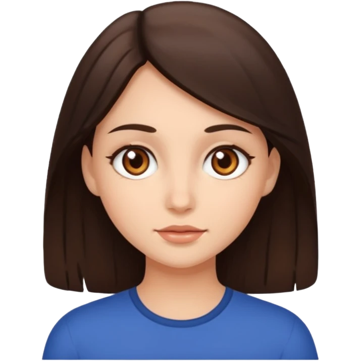 Кареглазая шатенка  emoji