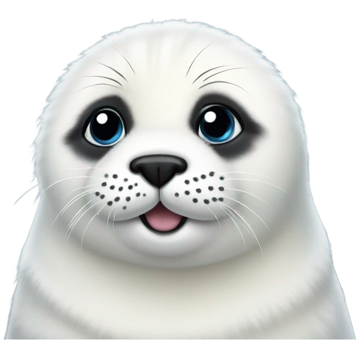fluffy harp seal  emoji