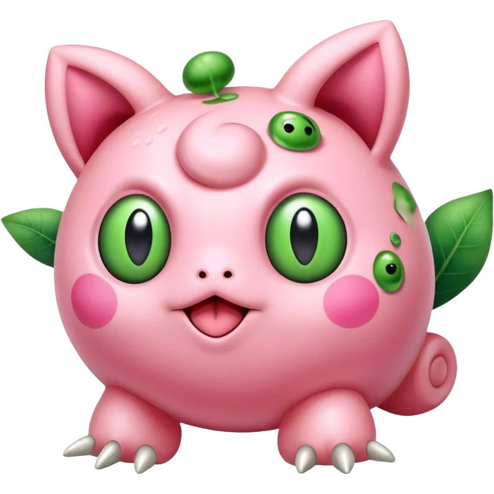 jigglypuff with frog legs emoji