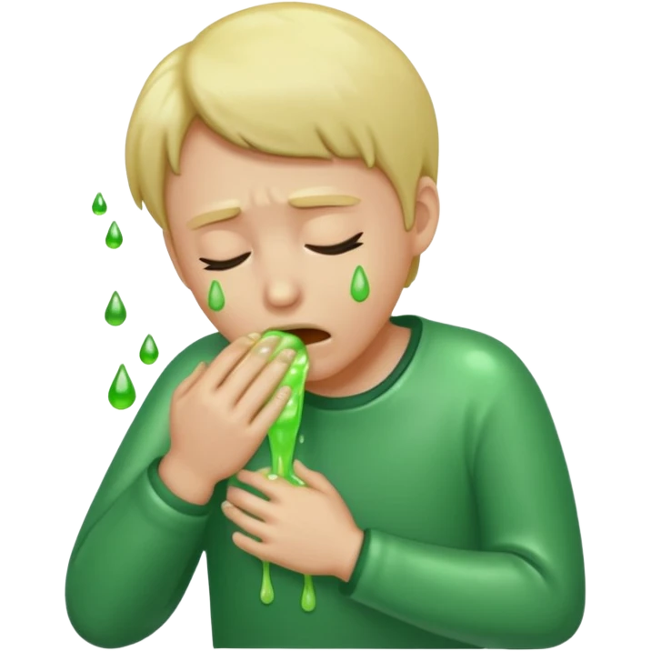 vomiting green emoji
