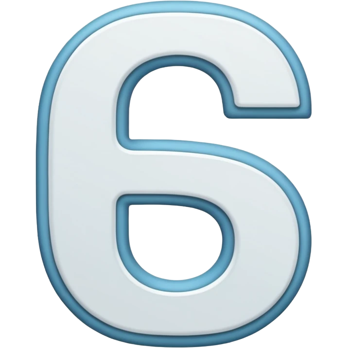 White letter "S" emoji