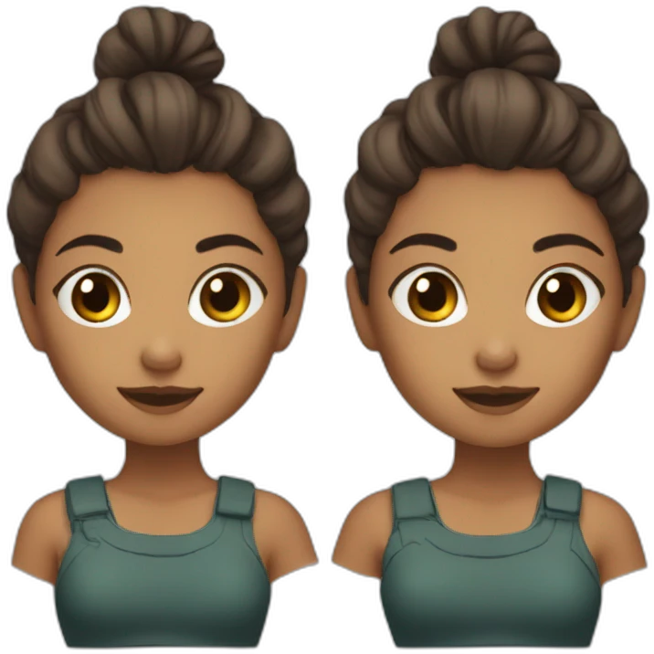 Girl-kapibara emoji