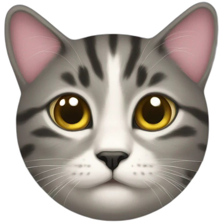 Hald  dots cat emoji