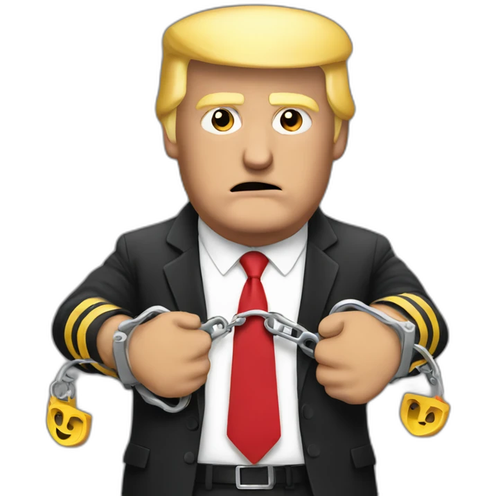 trump-in-handcuffs emoji